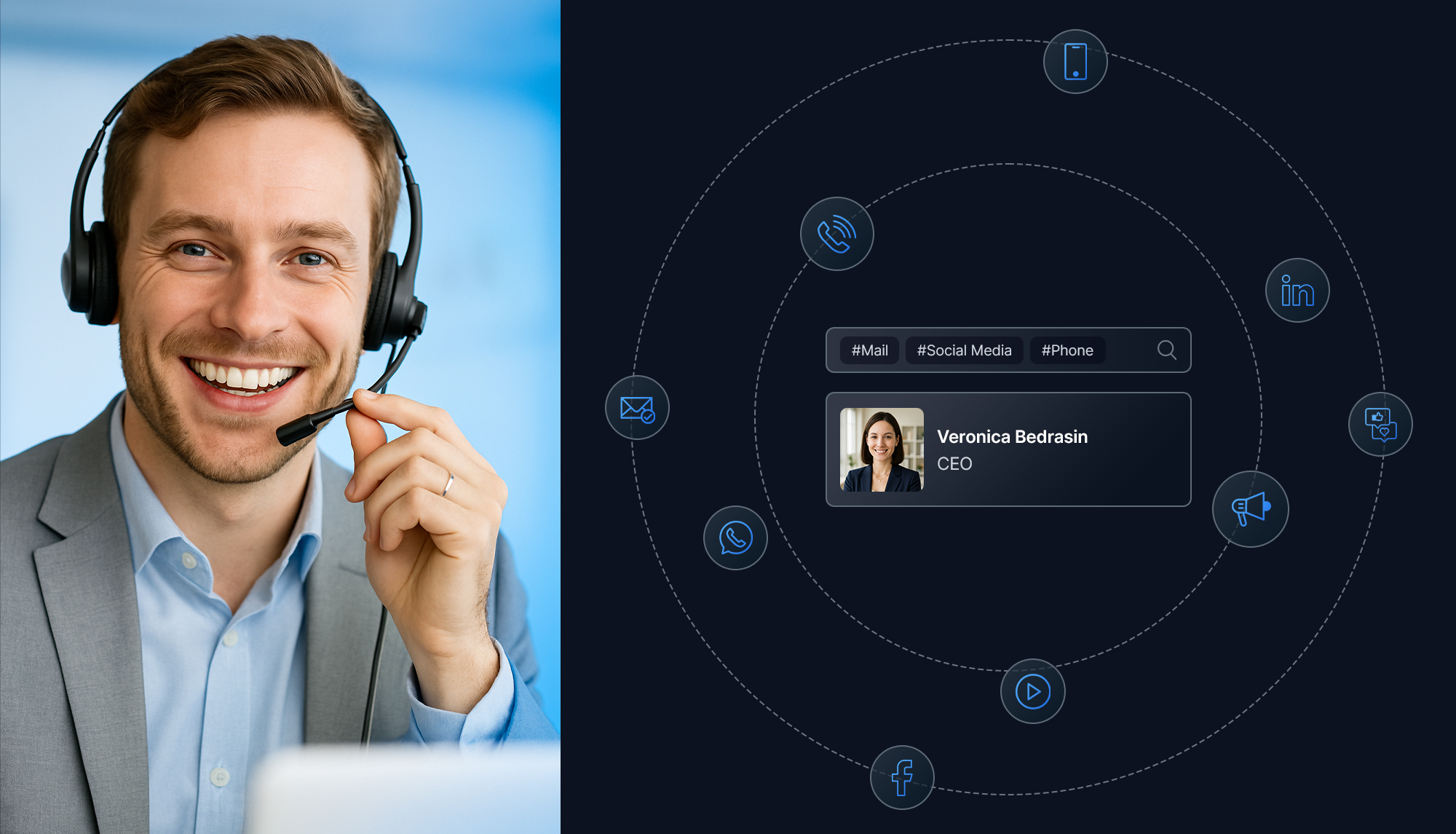 Multi-channel claimant engagement